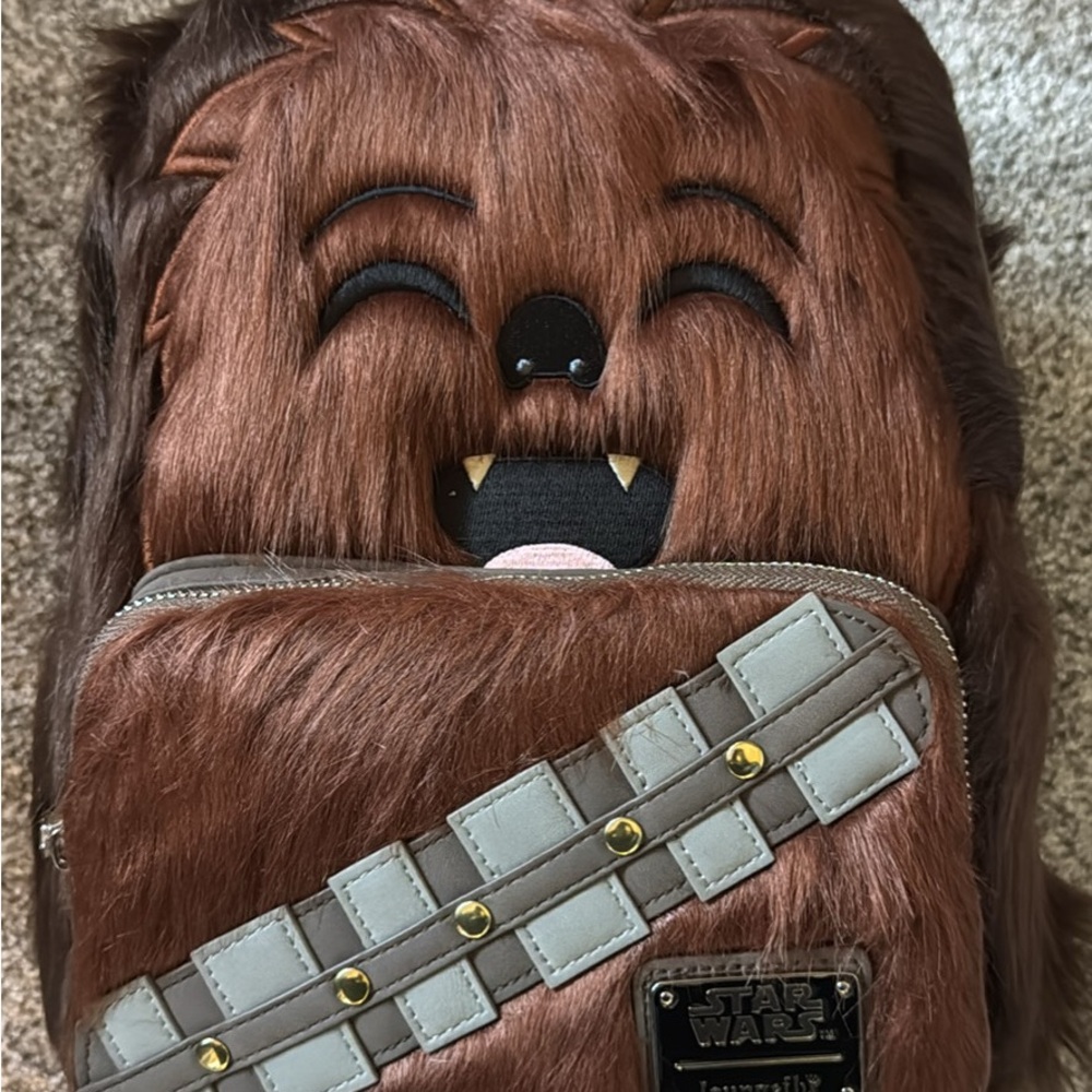 Loungefly Star Wars Chewbacca Mini Backpack Rare Hard to Find